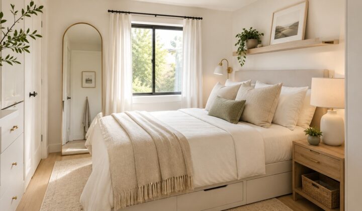 Featured image for How to Make a Small Bedroom Feel Bigger
