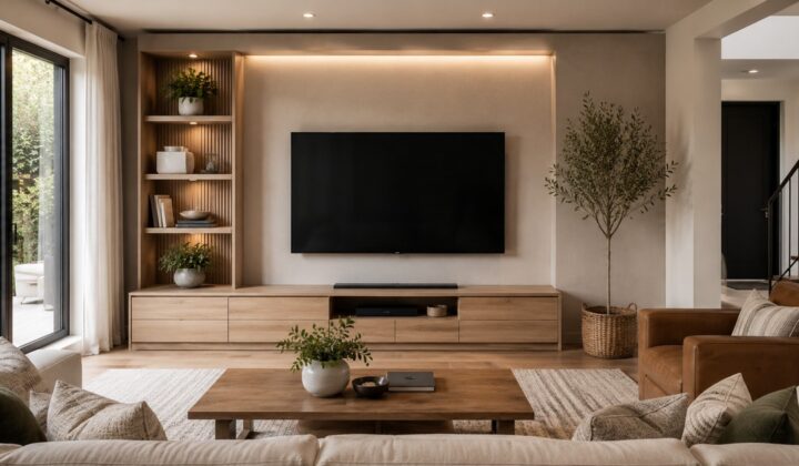 Featured image for How to Set Up a Media Wall: TV Units, Cables, and Layout